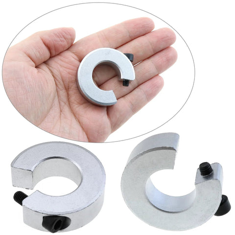 Sturdy Aluminum Collar Kit For SBR20 Linear Guideways All In One Clamping Collar With M5 Fixing Screws Bore 20mm Shown in Hand