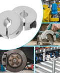 Four Pack 6mm Split Shaft Collar Set Aluminum Alloy Clamping Collars For Shafts With M4 Screws, CNC and DIY use