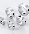 (4-Pack) Aluminum Alloy 10mm Bore Shaft Collars Screw Style, Bore Shaft Collars with 10mm Bore Size, 16mm OD, and 8mm Width - Suitable for CNC Machine Tools