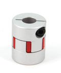 Aluminum Plum Shaped Flexible Shaft Coupling 10mm To 10mm For 3D Printer CNC Machine And Servo Stepper Motors 25mm Diameter 30mm Length