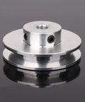 Aluminum Single Groove Pulley 41x16x6mm With 6mm Bore For 3 To 5mm PU Round Belts ideal for DIY drilling machines and small milling rigs
