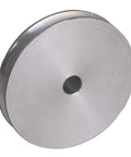 Durable aluminum single groove pulley designed for compact drilling and milling setups; 58mm diameter, 16mm thick, 8mm bore fits 3–5mm PU belt