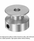 Aluminum Single Groove Pulley With 5mm Bore And 20mm Diameter Including Hex Wrench For Easy Setup Ideal For Compact Belt Drives