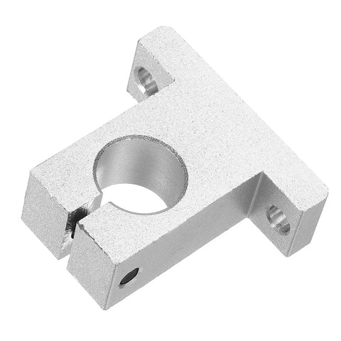 4 Pieces SK16 Aluminum Linear Rod Rail Shaft Clamping Supports With Wrench For 16mm Diameter Shaft Mounting Bracket for CNC 3D Printing