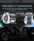 Diagram of Two Pack Five Eighths Inch To 12mm Adapter Sleeve Bearing Reducer Bushing For Mini Bike Axle Aluminum Alloy CNC Machined