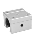 Aluminum Slide Block Set for 25mm SBR25 Linear Motion Guide Rail 4 Pack Bearing Slide Block front view