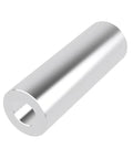 One Half Inch Aluminum Spacer With One Quarter Inch Inner Diameter Unthreaded Round Standoff Bushing In Plain Finish Heavy Duty Build Fits One Quarter Inch Bolts Or M6 Choose Length One And A Half Inches Pack Of Ten.