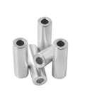 One Half Inch Aluminum Spacer With One Quarter Inch Inner Diameter Unthreaded Round Standoff Bushing In Plain Finish Heavy Duty Build Fits One Quarter Inch Bolts Or M6 Choose Length One And A Half Inches Pack Of Ten
