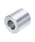 Aluminum Spacer Set Four Pieces Half Inch Bore One Inch Outer Diameter One Inch Length Round Standoffs Plain Finish