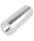 Aluminum Spacer Three Quarters Inch Outer Diameter By 0.40 Inch Inner Diameter, Round Unthreaded Standoff Bushing, Plain Finish