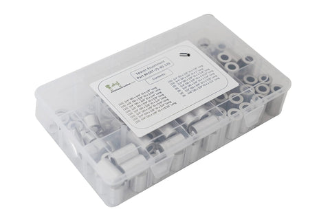 Aluminum Spacer Standoff Bushing Assortment Kit With Three Quarters Inch Outside Diameter And Three Eighths Inch Inside Diameter, 139 Pieces