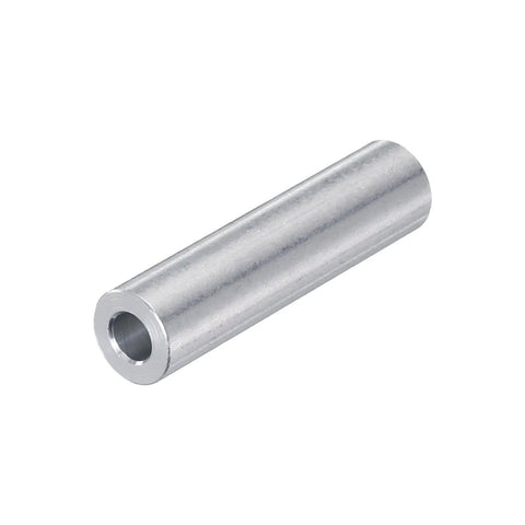 Pro Grade Heavy Duty Aluminum Spacer Set For M5 Screws And Rods 5mm Bore 10mm OD 40mm Length 20 Pieces, single spacer