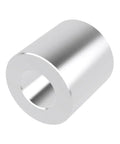 Aluminum Spacer Outer Diameter Half Inch Inner Diameter Quarter Inch Round Unthreaded Standoff Bushing Plain Finish Fits Quarter Inch or M6 Bolts
