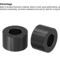 Aluminum Spacer Set Of Eight Round Spacers, Eight Point Two Millimeter Inner Diameter, Sixteen Millimeter Outer Diameter, Ten Millimeter Length