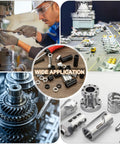 Collage showing applications of Built To Last Aluminum Spacers 12 Pack Five Sixteenth Inch By One Half Inch By One Quarter Inch ID.