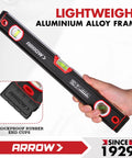 Three Piece Spirit Level Set With 9 Inch, 16 Inch, And 48 Inch Levels For Construction And Carpentry Built Tough For Pros Includes Bag Aluminum Body Machined Base Shockproof End Caps And High Visibility Fluorescent Bubbles For Fast Readings