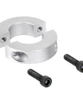 (Pack of 4) Split Shaft Collar Bore 20mm, Aluminum Alloy Two Halves Clamping Collar for Shaft, 40mm OD, 12mm Thickness, with M5 Set Screws