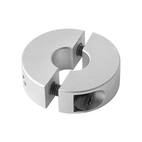 (Pack of 4) Split Shaft Collar Bore 20mm, Aluminum Alloy Two Halves Clamping Collar for Shaft, 40mm OD, 12mm Thickness, with M5 Set Screws