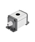 Aluminum Single Hole Switch Button Station Box Workbench Ready With 16mm Button Hole PG7 Cable Gland And Mounting Base