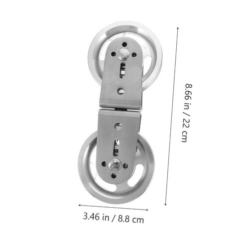 Aluminum Alloy Swivel Groove Pulley for Fitness Equipment Noiseless Wire Rope Lifting Accessory Strength Training Part
