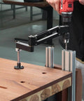 Aluminum Alloy Tapping Arm Cantilever Bracket with Universal Flexible Arm for drilling and threading on a CNC router