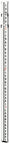 Aluminum Eight Foot Telescoping Rod Three Section for Surveying and Construction Use with Feet Inches and Eighths Anodized Weather Resistant