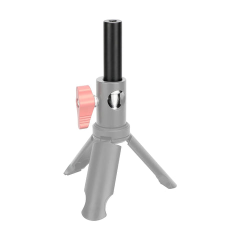 Aluminum 1/4-20 To 3/8-16 Thread Hole Adapter With 15mm Rod For Camera Rig on a small tripod