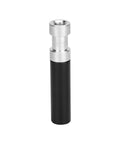 Aluminum 1/4-20 To 3/8-16 Thread Hole Adapter With 15mm Rod For Camera Rig, shown in front view with 50mm long body