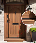 Front door with 2 Pcs 36 Inch Vinyl Replacement Insert for Adjustable Height Aluminum Thresholds with Seals 1-5/16 x 3/8 detail