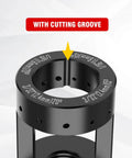 Aluminum Tungsten Electrode Sharpener Grinder Head For TIG Welding Tool with cutting groove and multi-angle offsets
