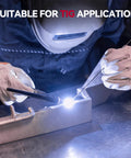 TIG welding process using ER4043 Aluminum TIG Welding Rod Filler Wire for Aluminum Alloys, smooth weld on metal surface
