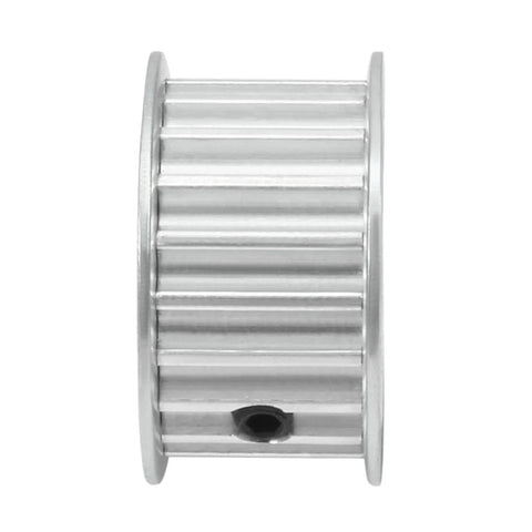 High Precision Aluminum Timing Belt Pulley With 20 Teeth 8mm Bore And 5mm Pitch, side view for 15mm timing belts