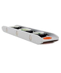 Side view of Built Tough 9 Inch Extruded Aluminum Torpedo Level With Three Rare Earth Magnets BrightView Vials For 0 90 45 Degree Layouts