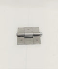 Aluminum Trailer Door Butt Hinge 5 By 4.75 Inch Heavy Gauge Welded Removable Pin With Cotter Pin, front view