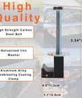 Diagram of Heavy Duty Truck Toolbox Mounting Kit With Fastening Nuts For Aluminum Pickup Bed Toolbox Secure J Hooks Tie Downs Crossbar