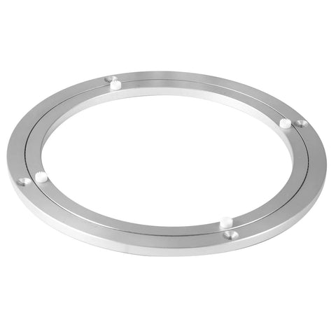 Heavy Duty Aluminum Turntable Bearings Swivel Plate For Dining Tables And Workbenches 10 Inch Diameter with polished ball bearings