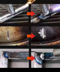 Demonstration of Six Piece Low Temperature Aluminum Welding Rod Set For Easy Melt And Universal Arc Welding Of Aluminum Alloys No Fuss For DIY Projects And Metal Repair For Best Results in use on various metal repairs.