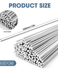Pro Grade Aluminum Welding Rods Set, 30 Pieces, 0.0625 Inch By 13 Inch, showing rod size and length in detail
