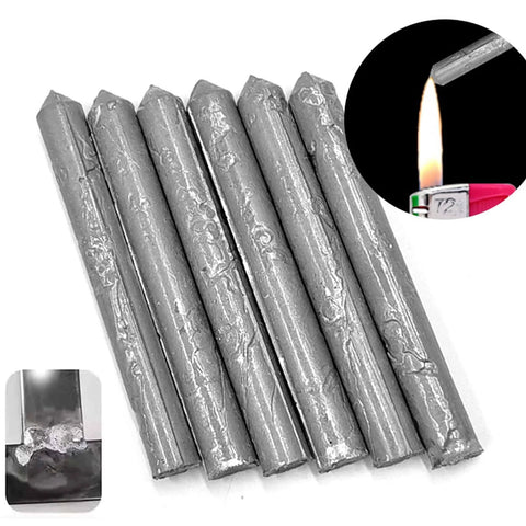12Pcs Low Temperature Aluminum Welding Rods With Built In Flux For Quick Repairs On Stainless Steel Iron And Copper Easy Melt Solder Sticks No External Flux Needed 3 Inch Each Beginner Friendly DIY Repair Kit
