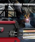 ER4043 Aluminum Welding Wire For MIG.035 Inch Diameter 1 Pound Spool AlSi5 Filler Metal in use with welding machine