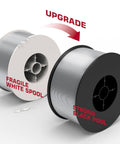 ER4043 Aluminum Welding Wire For MIG.035 Inch Diameter 1 Pound Spool AlSi5 Filler Metal comparison of white and black spool