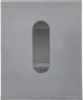 Front view of Heavy Duty Aluminum Wheel Chock For Trucks And Semis With Ribbed Slope For Maximum Grip And Secure Parking On Snow And Ice 6 X 8.75 X 5.86 Inch By Buyers Products.