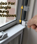Installing 10 Pack Adjustable Aluminum Window Locks For Vertical And Horizontal Windows No Drill Install Secure Sliding Track Lock 28-36mm