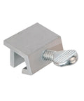 Aluminum Sliding Window Security Lock Four Pack With Thumb Turn Screw, shown close-up on white background.