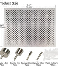 Aluminum Wire Bending Jig For Jewelry Making And Wire Wrapping 677 Hole Reusable Tool with metal pegs and plastic tubes shown.