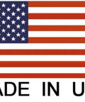 American flag with text 'Made in USA' below.
