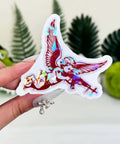 Set Of 3 Angel With Machine Gun Stickers Funny Gun Decals For Water Bottles Laptops Phones Cars Helmets Windows Bumpers Cupid Vibes And Hologram 3 Inch Vinyl Decals For Personalizing Any Smooth Surface
