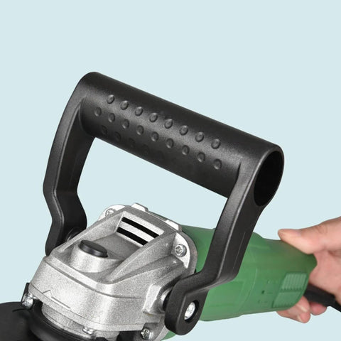 Dual Use Angle Grinder To Blower Adapter Kit showing handle and attachment mechanism for dust-free cleanup.