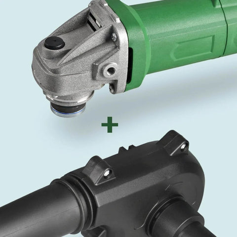 Dual Use Angle Grinder To Blower Adapter Kit Converts Your Grinder Into A Blower Vacuum For Dust Free Workshop And Outdoor Cleanup