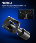 Adjustable angle rotary adapter from Rear Axle Bearing Puller Tool Kit and Slide Hammer Set, Axle Seal and Bearing Remover Set.